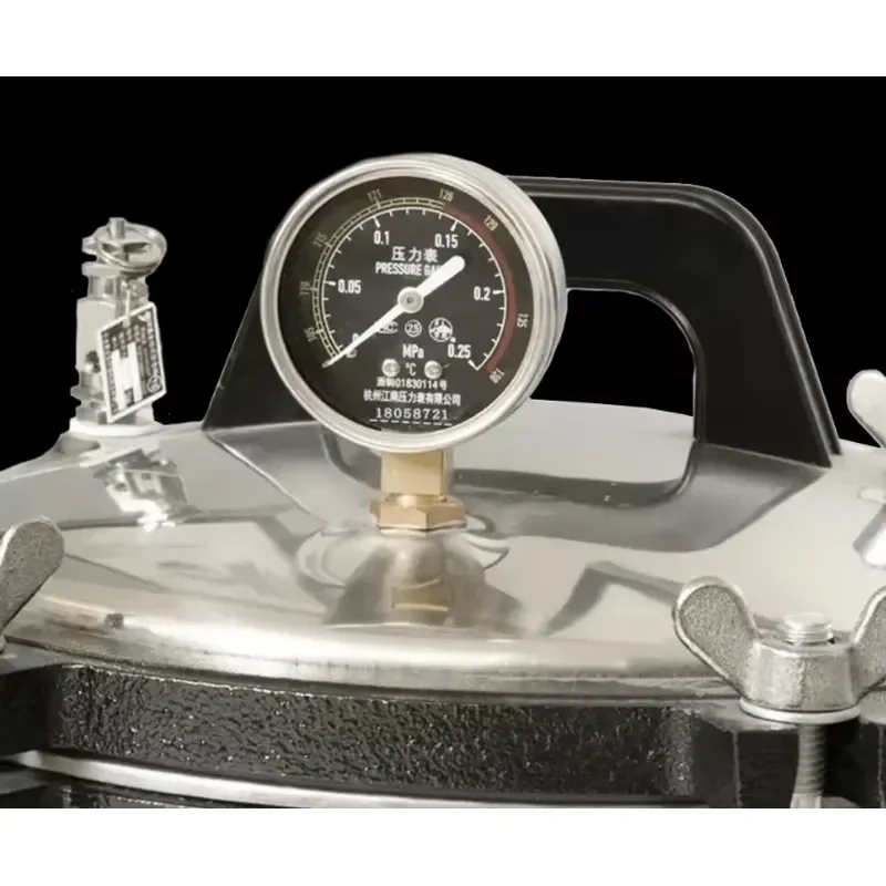 Portable Stainless Steel Electric Autoclave High Pressure Steam Sterilizer for Laboratory Use Compact Design Efficient