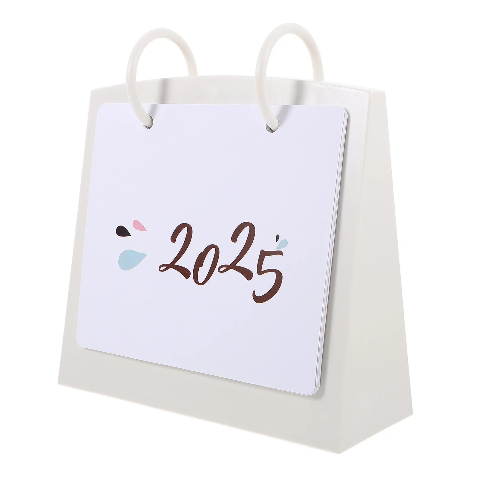 

Desk 2024-2025 Standing Flip Desktop Calendar For Home Office Decor Tabletop Organizer Monthly Planner Decorative Calendar