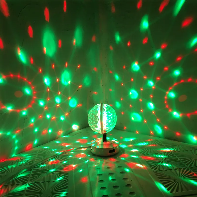 Mini bola mágica luzes usb colorido led luz de palco decoração do carro céu estrelado lâmpada do projetor para festa de bar atmosfera iluminação