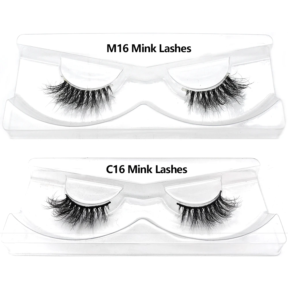 FOXESJI Real Mink Half Eye Lashes Short Natural False Eyelashes Reusable Fluffy Soft Strip Half Lashes Extension Daily Eyelashes