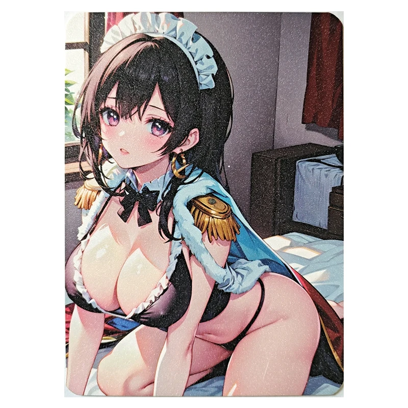Anime Goddess Story Rare A6 Size Collectible Cards Eula Nahida Fu Xuan Tsunade Ningguang Hancock Zabawki dla chłopców Prezent urodzinowy