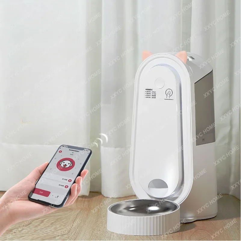 

Cat Intelligent Automatic Feeder Freeze-Dried Cat Food Dog Food Feeder Timing Quantitative Remote Control Feeding Machine