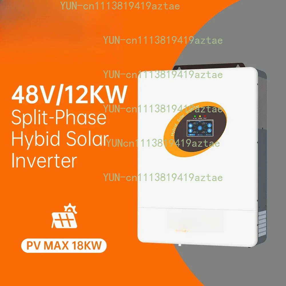12kW Hybrid Solar Inverter Pure Sine Wave Power Split Phase Solar Panels with Battery and Inverter for Residential