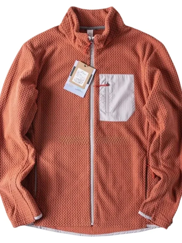 Outdoor Sports Fleece Jacket Zipper Collar Warm Casual Outerwear for Men And Women Tagkita Brand Regular Thickness Cold Proof
