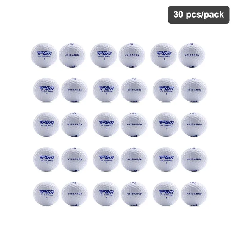 30 قطعة/الحزمة PGM Q002-4 كرة منافسة الجولف بطبقة مزدوجة كرة ممارسة العلامة التجارية الجديدة مقاومة للاهتراء في الهواء الطلق #3