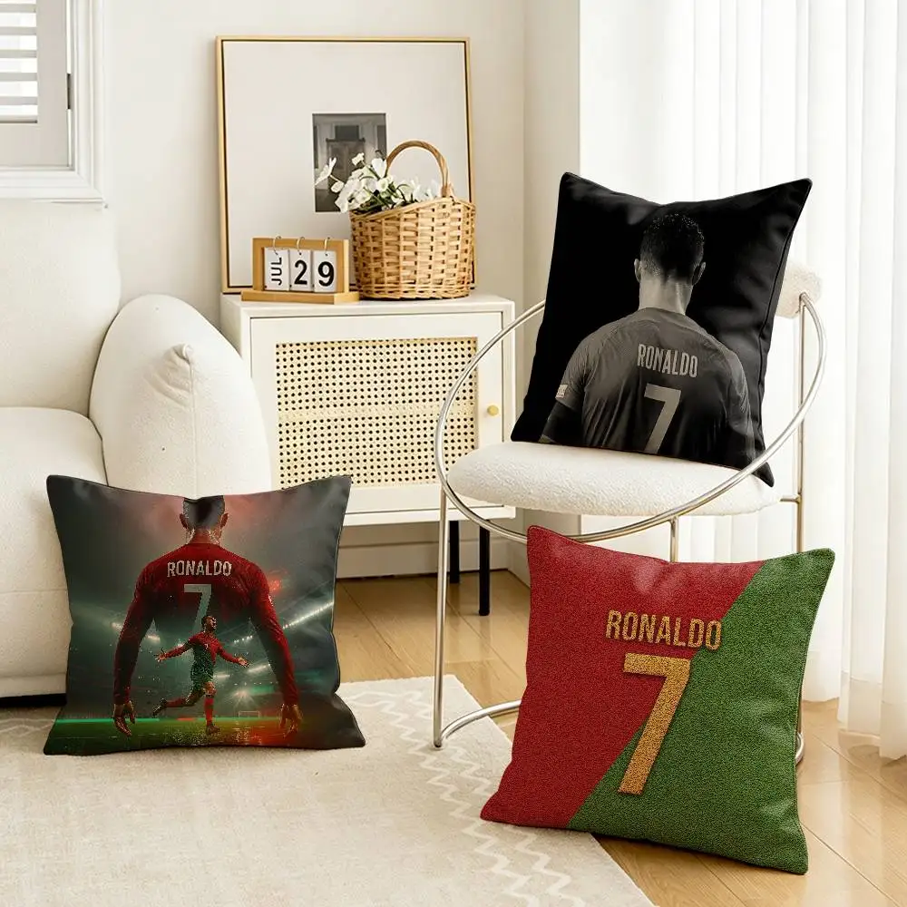 So Cool C-Cristiano Ronaldo CR7 Customizable Square Pillow case Double Sided Print Sofa Bedroom Decor Cushion Cover