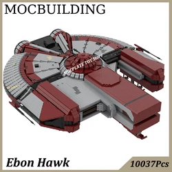 Ebon Hawk Spaceship Spacecraft MOC Building Block Bricks Toys for Kids Birthday Gift