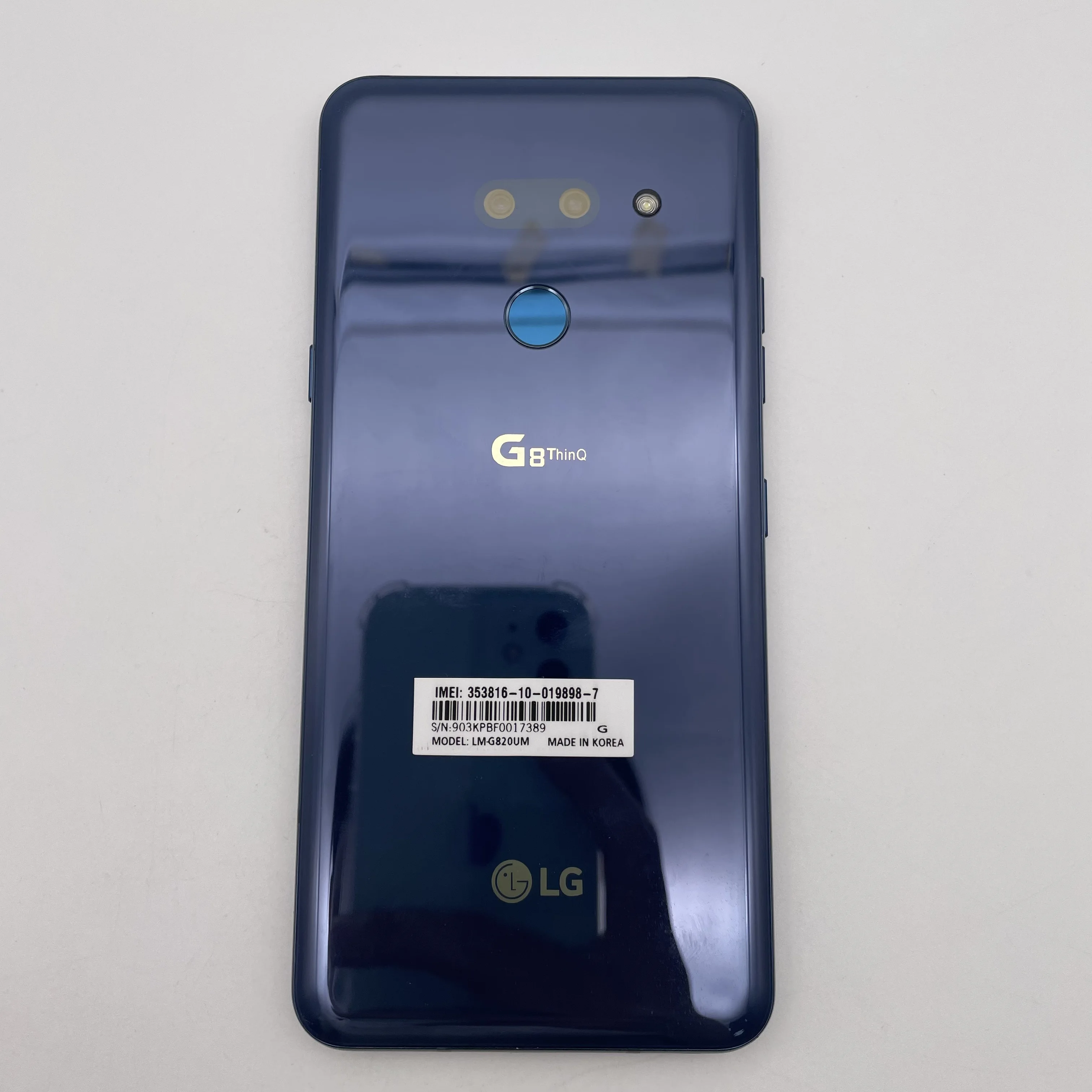 هاتف LG G8 ThinQ G820UM 4G أصلي 6.1 بوصة 16 ميجابكسل معرف الوجه بلوتوث أندرويد هاتف ذكي