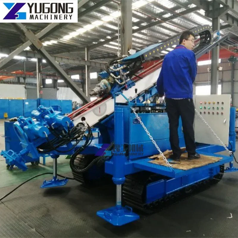 Hydraulic Deep Foundation Crawler Anchor Drilling Rig Ground Anchor Drilling Rig for Foundation Machine