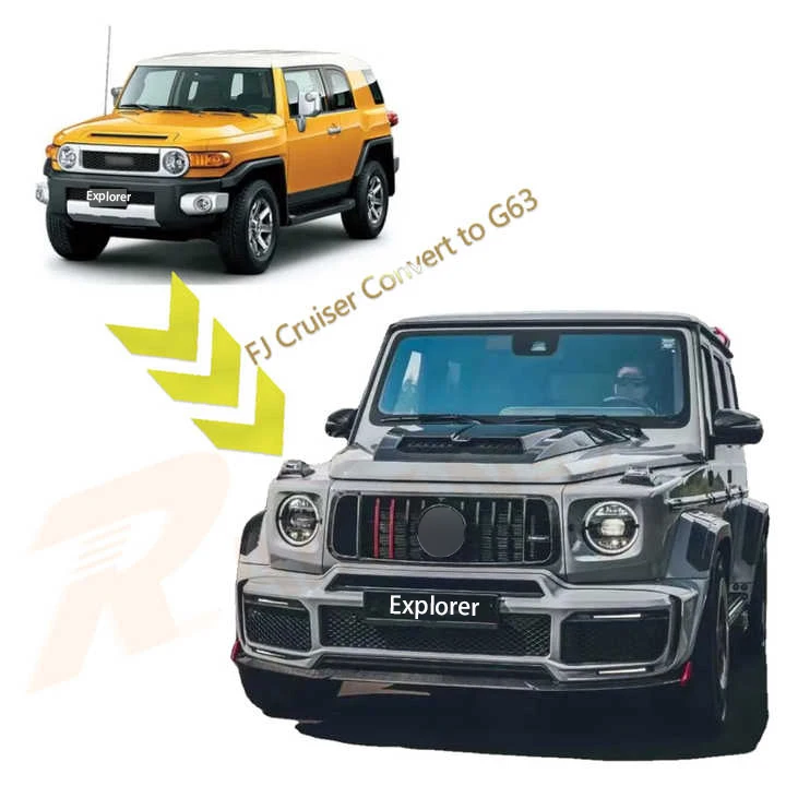 Hot Sale Body Kit FJ Cruiser Convert to G63 BodyKit Auto Accessories for FJ Cruiser to G63 Body Kit