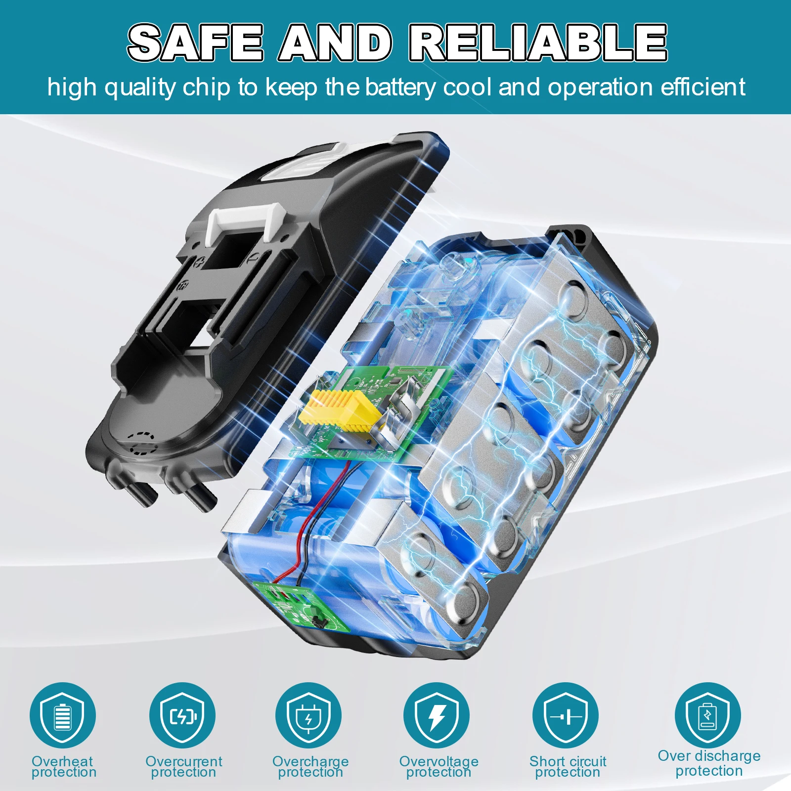 8000mah لماكيتا BL1830 قابلة للشحن 18650 لماكيتا BL1830 BL1860 BL1890 18 فولت أدوات كهربائية لاسلكية لبطارية ماكيتا LXT