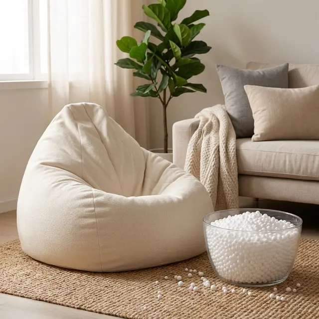1 Bag Soft Compressed Foam Beads for Bean Bag Chairs Cushion Filling Sofa Pillow Refill Comfort Support Odorless Multifunction 1 Bag Soft Compressed Foam Beads for Bean Bag Chairs Cushion Filling Sofa Pillow Refill Comfort Support Odorless Multifunction