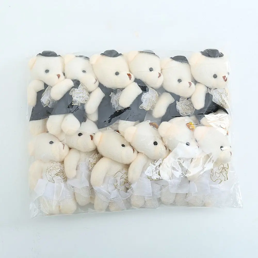12pcs/bag Room Decoration Animal Bear Foam Diy Mini Bear Flower Bouquet 11cm Cartoon Cartoon Bouquet Graduation Gifts