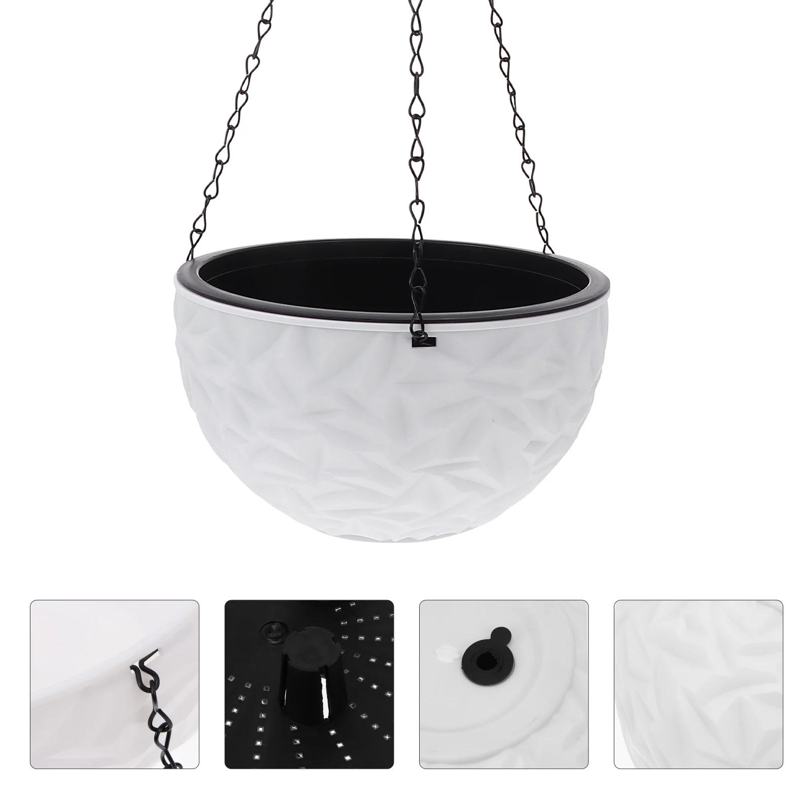 

1Pcs Hanging Planter Decor Suspension Green Plant Pot Beautiful Wall Home Store Wedding Office Hanging Flowerpot