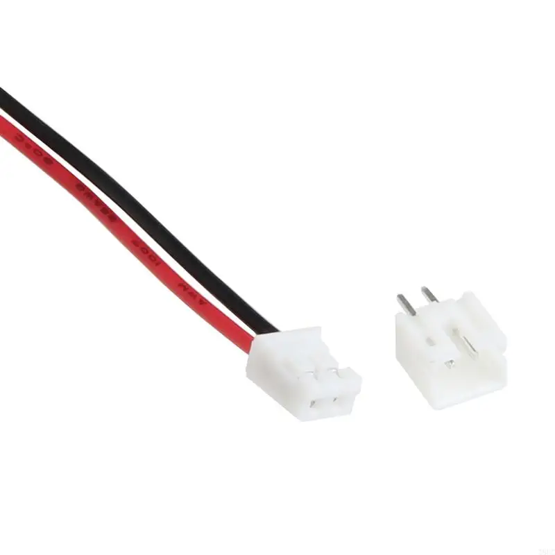 T8UC 50 SETS MINI MICRO JST 2.0 PH 2 PIN CONNECTOR COLLOK dengan kabel kabel 15cm/5.9in