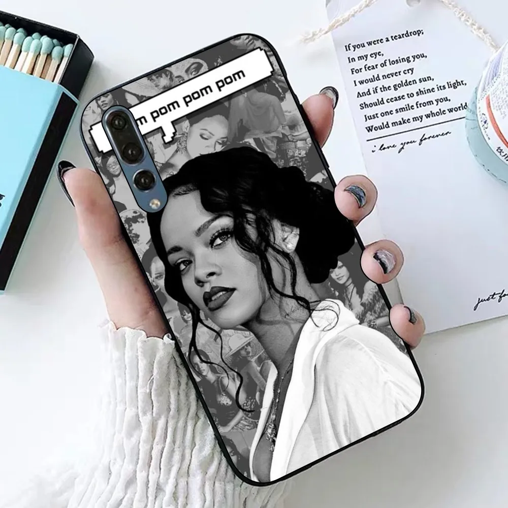 Hot Singer R-rihan Phone Case For Huawei Honor 10 lite 9 20 7A pro 9X pro 30 pro 50 pro 60 pro 70 pro plus