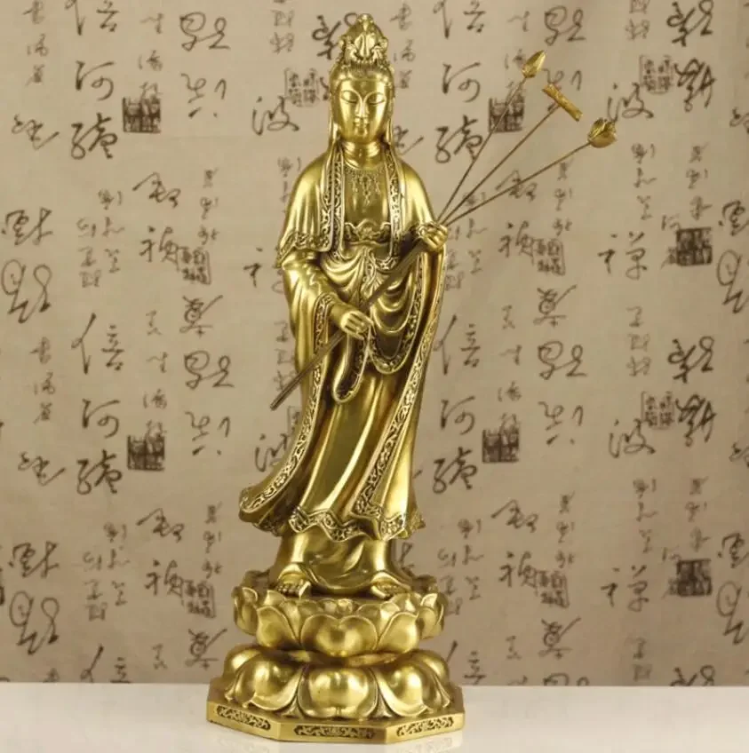 Bronze Western Three Saints Buddha Statue to Amitabha Buddha Statue Offering Buddha Statue Decoration