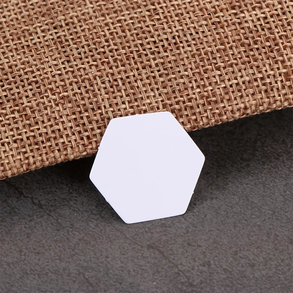 100PCS กระดาษหัตถกรรม Handmade CRAFT Quilting Patchwork กระดาษหกเหลี่ยมแม่แบบเสื้อผ้าผ้า