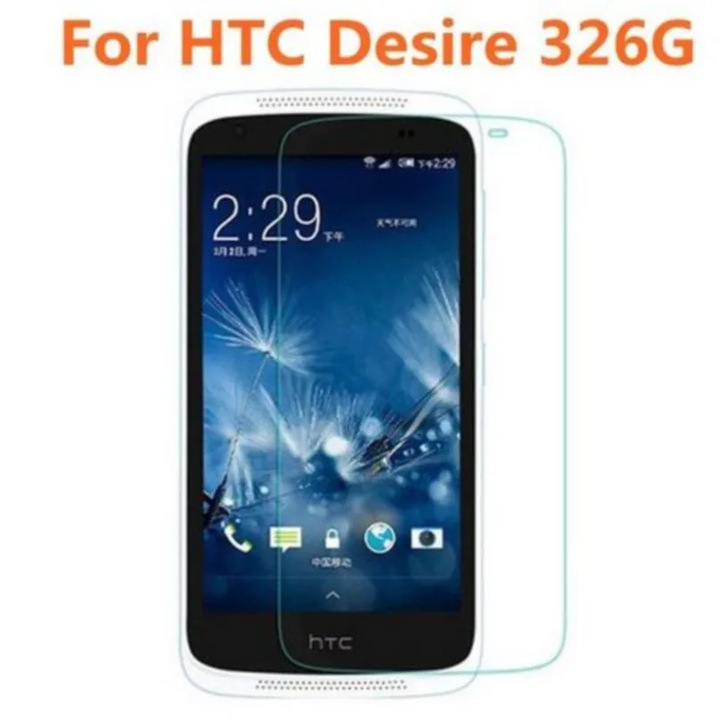 Для htc desire 326g закаленное стекло оригинальная 9-часовая передняя защитная пленка взрывозащищенная защита экрана для htc desire 326g защита