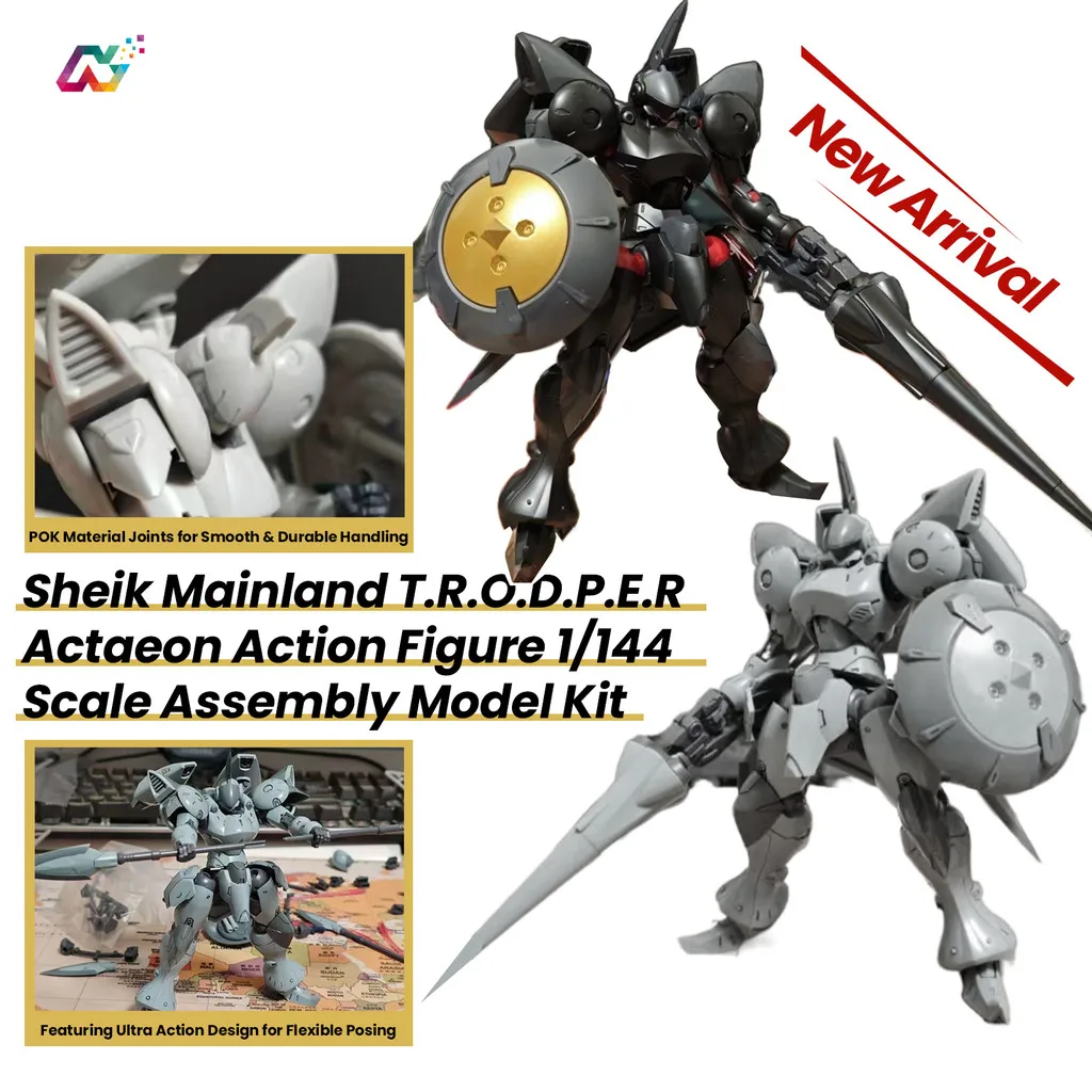Sheik Mainland T.R.O.D.P.E.R Actaeon Action Figure 1/144 Scale Assembly Model Kit POK Material for Enthusiasts Collection Gift