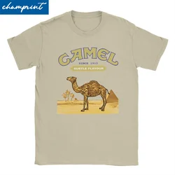 Vintage Cigarettes T-Shirt Men Women O Neck Cotton T Shirts 1931 Camels Short Sleeve Tee Shirt Big Size Clothing