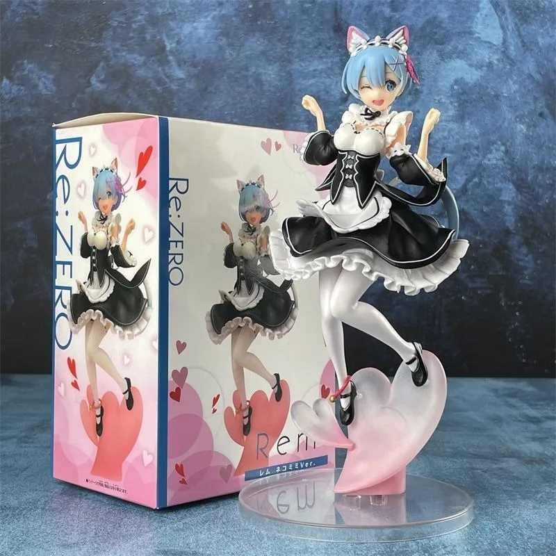 

Rem Anime Figure Re Life In A Different World From Zero Action Figures PVC Figurine Model Toy Collect Desktop Decoration Gift