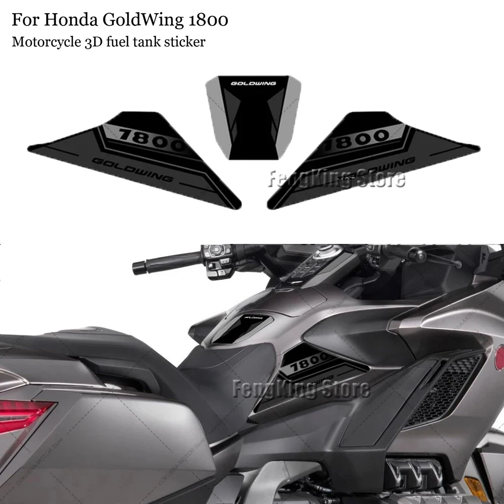 

GL1800 Motorcycle Sticker 3D Epoxy Resin Protection Sticker For Honda GoldWing 1800 Gold Wing GL1800 F6B 2018-2023