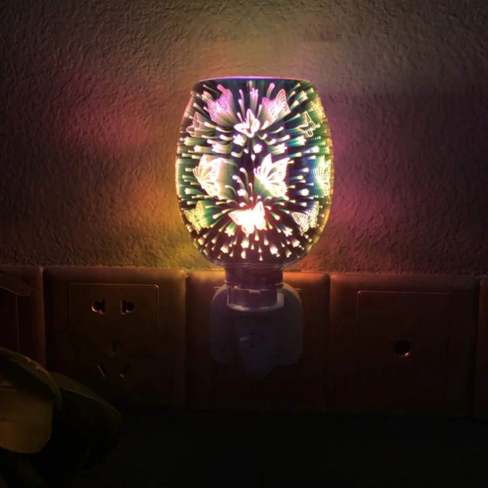 الشمع تذوب ضوء الموقد الشمع الموقد Melter للتوصيل العطر دفئا ثلاثية الأبعاد ستار شمعة دفئا دخاني الشمع سخان مصباح عطري fo