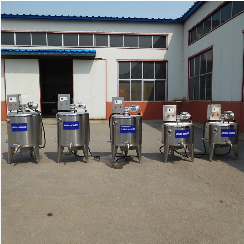 Factory Quality Small Scale Milk Processing Machine Pasteurization Tank Long Life Commercial Juice Pasteurizer Machine