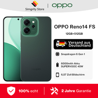 OPPO Reno14 FS 5G Smartphone Snapdragon 6 Gen 1 6.57\
