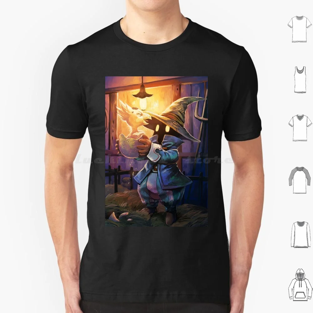 Vivi Mam T Shirt 6xl Baumwolle Cool T Vivi Chocobo Mam Freunde Happy Mage Black Magic Rpg Roll Spiel Anime Manga Fantasy Ff9 Final