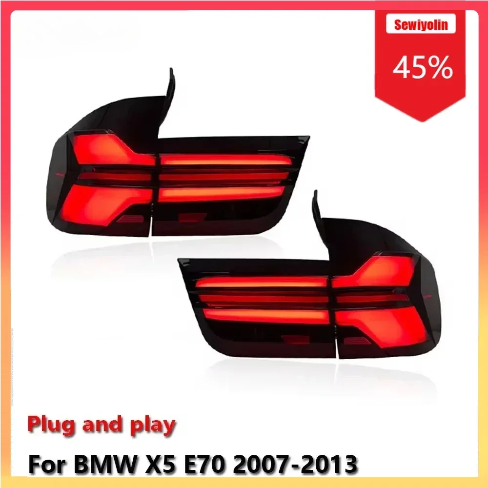 

Автомобильные аксессуары, светодиодные фонари, задние фонари для BMW X5 E70 2007-2013, DRL, противотуманные задние фонари для прицепа, указатель поворота, вилка Voiture