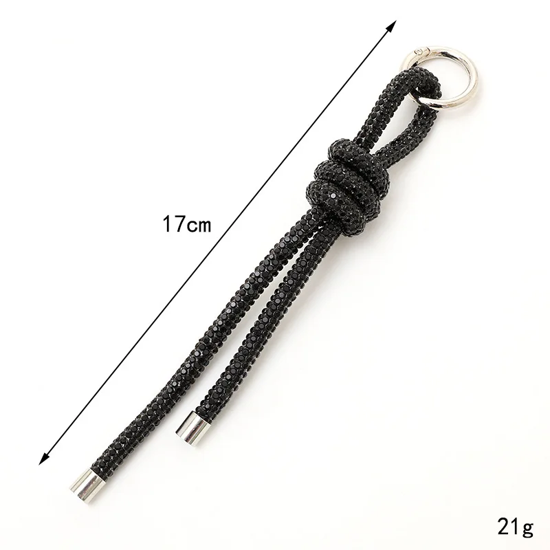Light luxury high-end DIY rhinestone chain car keychain pendant ccd camera pendant accessories mobile phone pendant