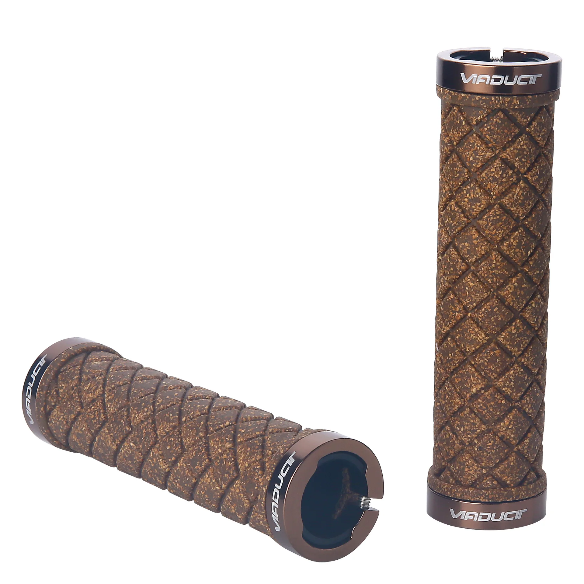 

Bicycle Handlebar Grips Eco-Friendly Wood Fiber Rubber for Road Mountain Folding Bike Cycling Anti-Slip Durable Comfortable