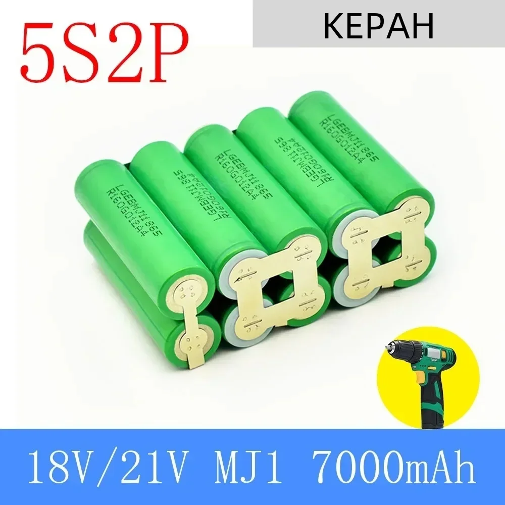 2S1P 1S3P 3S2P 4S2P 5S2P 8.4V 3.7V 10.8V 16.8V 18V MJ1 battery pack 18650 3500mAh battery for 18V screwdriver battery