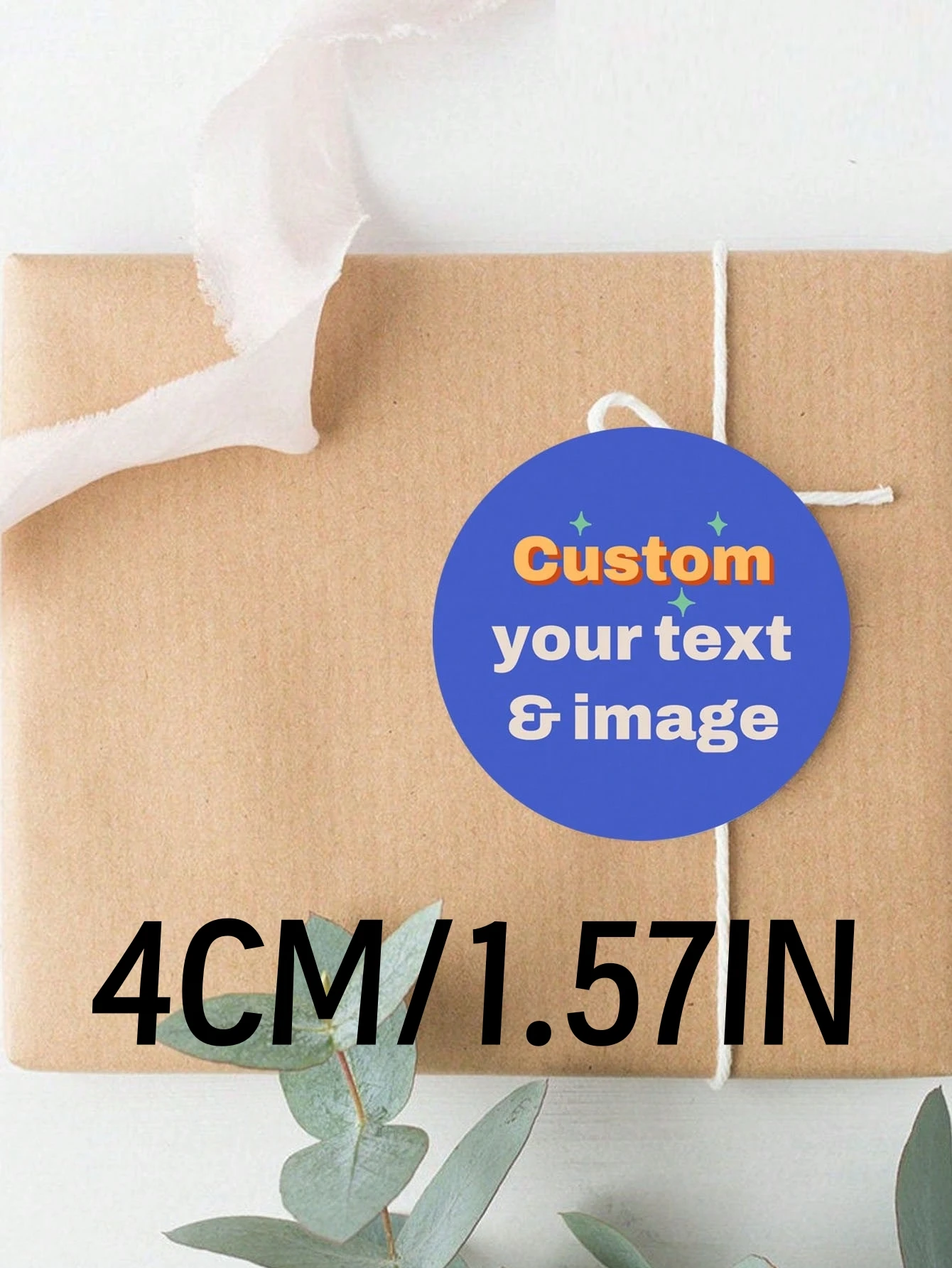 3–8 cm individuelle runde Aufkleber – 50–1000 Stück personalisierte wasserfeste Etiketten, jedes Design, für Geschenke, Dekoration, Veranstaltungen, Schule, Heimgebrauch
