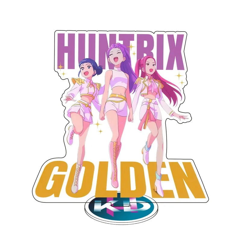 KPop Demon Hunters Acrylic Figure Stand Anime Rumi Model Plate Desktop Display Standing Sign Ornament Decoration Collection Toy