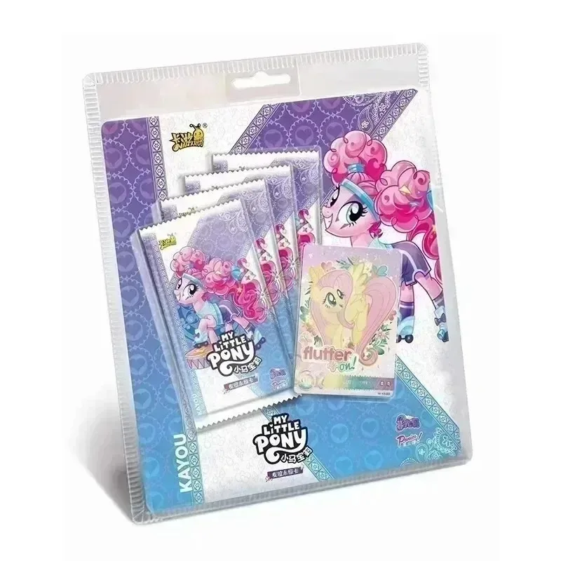 NIEUWE KAYOU My Little Pony Kaarten Engels Goede Maanlicht Sterren Leuke Schaduw Cadeaudoos serie Schattige Anime Verzamelkaarten Speelgoed Cadeaus