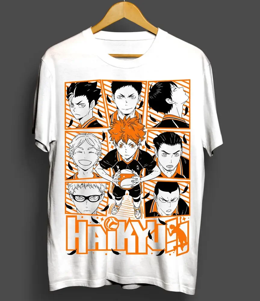 Haikyuu T-shirt Volleyball Kuroo Tetsurou Kozume Kenma Anime Shirt All Size