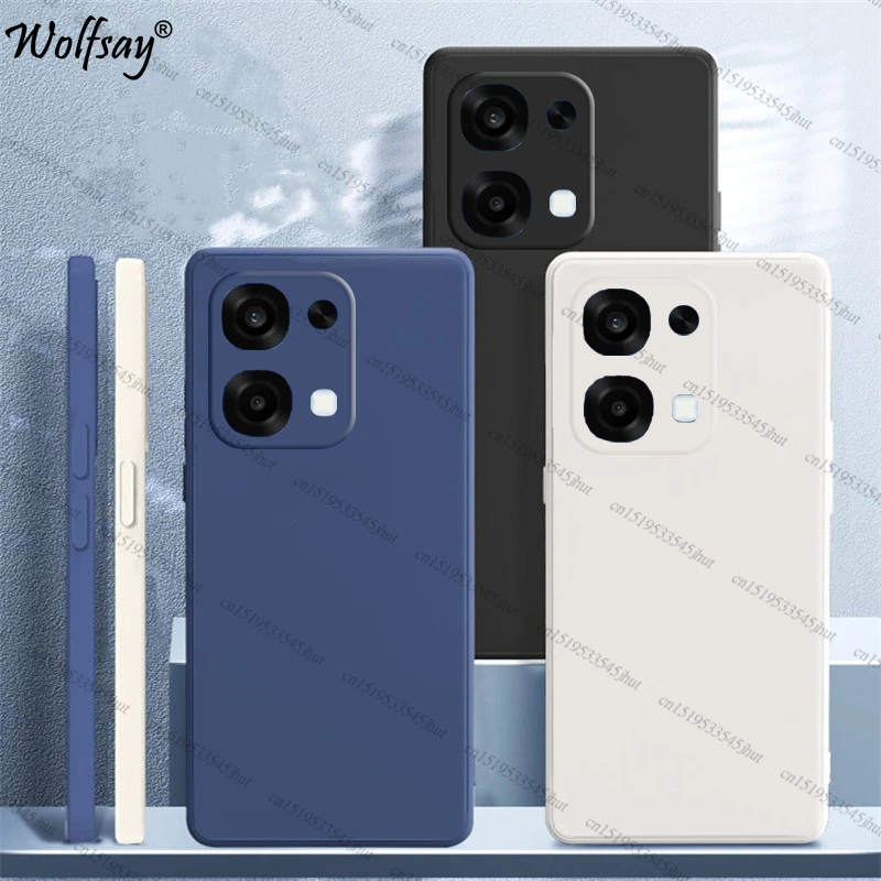 Funda para Oppo A6 Pro Funda a prueba de golpes suave Original Funda trasera de silicona líquida Oppo A6 Pro Funda para Oppo A6 Pro Funda de 6,57 pulgadas