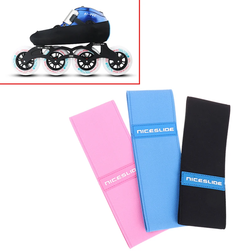 1Pair Carbon Fiber Roller Skating Shoes Protective Cover Wear Resistant Flat Flower Ice Knife Shoe Covers for Skating Protection
