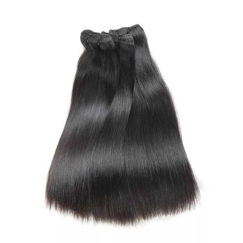 Ali Queen Hair 20-30'' Straight Unprocessed Raw Virgin BundlesBrazilian Human Hair Weaving Natural Black  Hair Extensions Wigs