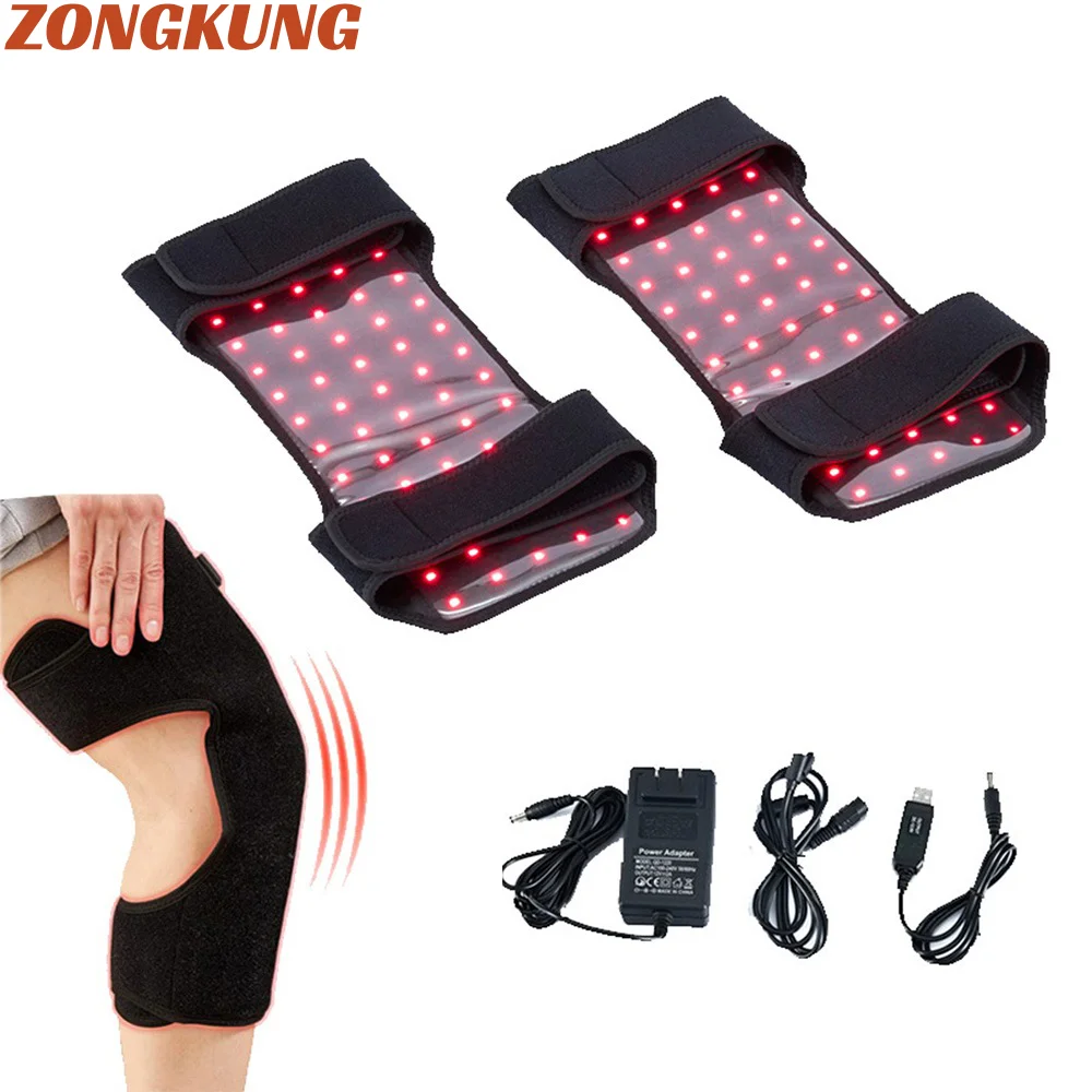 LED Red Light Therapy Pad Infrared Blanket Light for Knee Pain Relief Body Relaxation Healthcare Portable Home Red Light Device