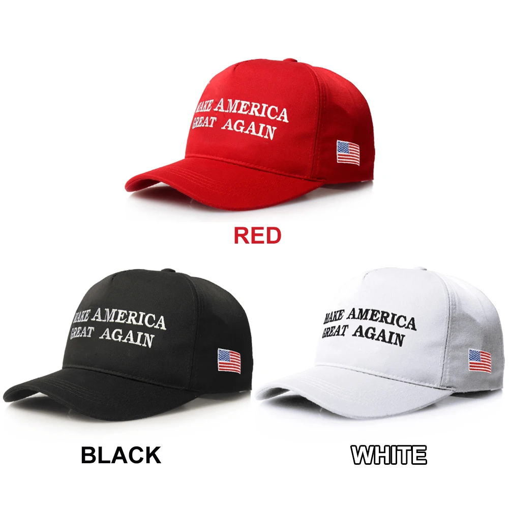 MAGA Baseball Cap 2024 Trump America Fashion Snapback Hats Adjustable Outdoor Sports Caps Hip Hop Hats Trendy Solid Colors