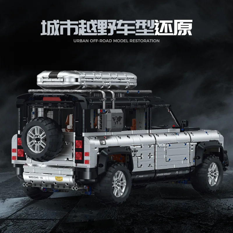 IN STOCK 10620 1:8 MOC Technical RC Off-road Vehicle Building Blocks Assembling Model SUV Car Bricks Kids Toys Birthday Gift Set