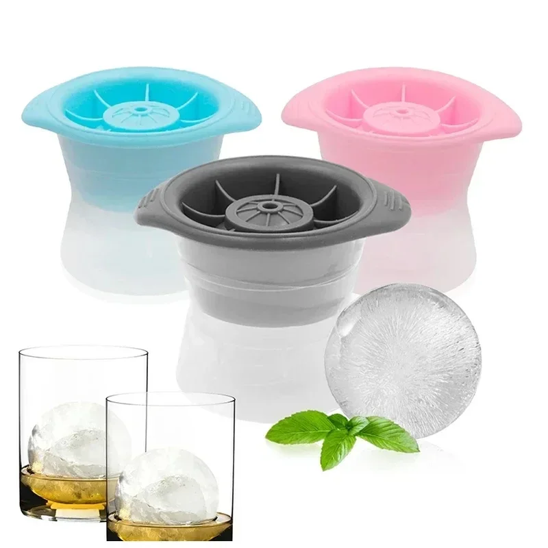 

New 5cm Round Ball Ice Cube Mold DIY Ice Cream Maker Plastic Ice Mould Whiskey Tray for Bar Tool Kitchen Gadget Accessories