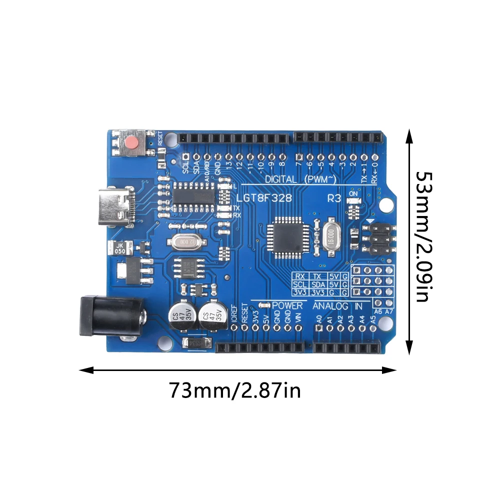 Arduino Lgt8F328P Uno R3 Development Board Replacement for Atmega328P Uno R3 Module for Arduino Programming Learning Controller