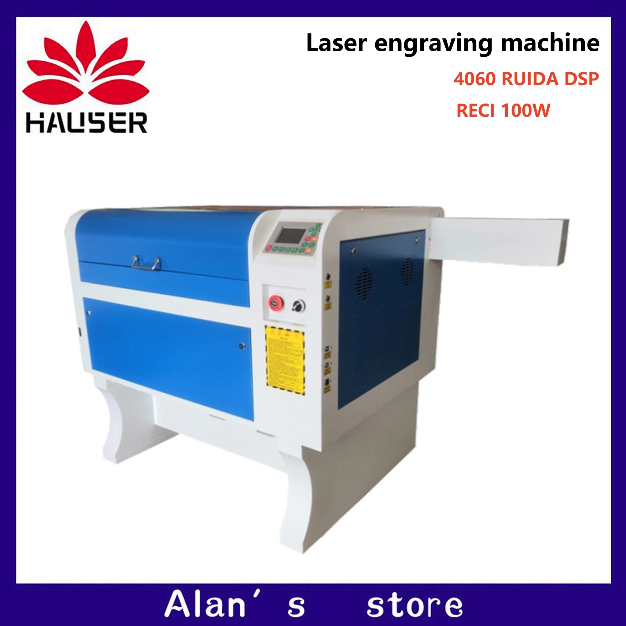 Co2 Laser CNC 4060 100w RECI W2 RD6442 Laser Engraving Cutter Marking Machine Mini Laser Engraver Carving Machine  Cnc Router