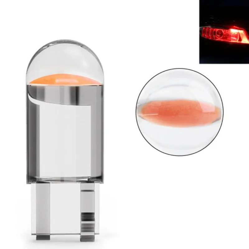 5 uds W5W carcasa de cristal Cob LED accesorios de bombilla de coche para Alfa Romeo 147 156 159 Alfetta Berlina Brera Mito Giulia Milano