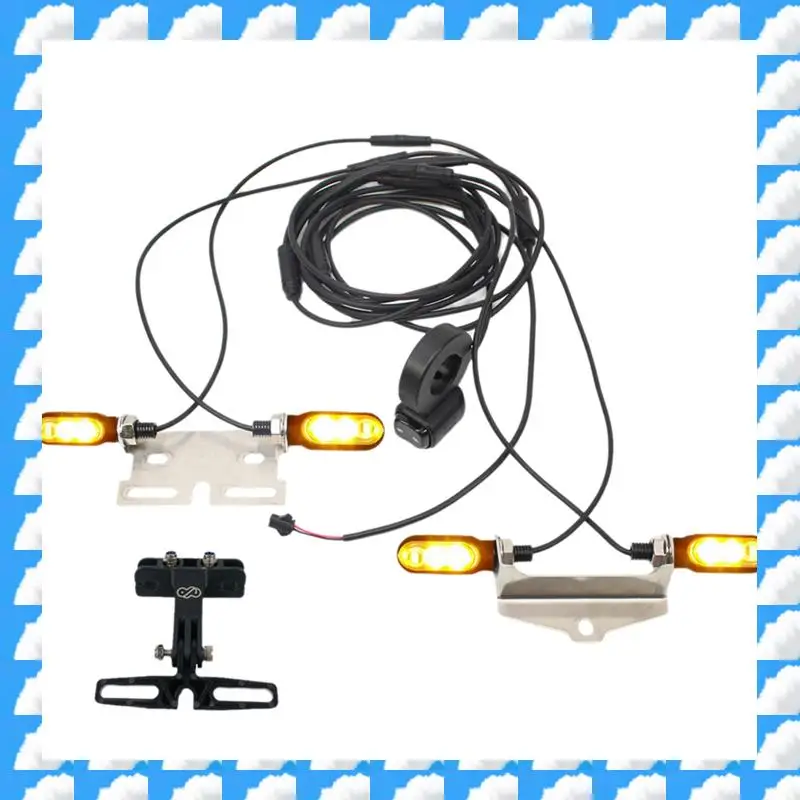 

ONGE Electric Bicycle Ebike Turn Signal V04 12V Waterproof Cable LED Flashing Ebike Conversion Kits